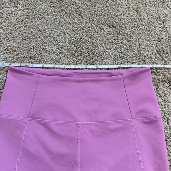 Girlfriend Collective High Rise Leggings 7/8 Size Medium Pink/Purple - Picture 6 of 6